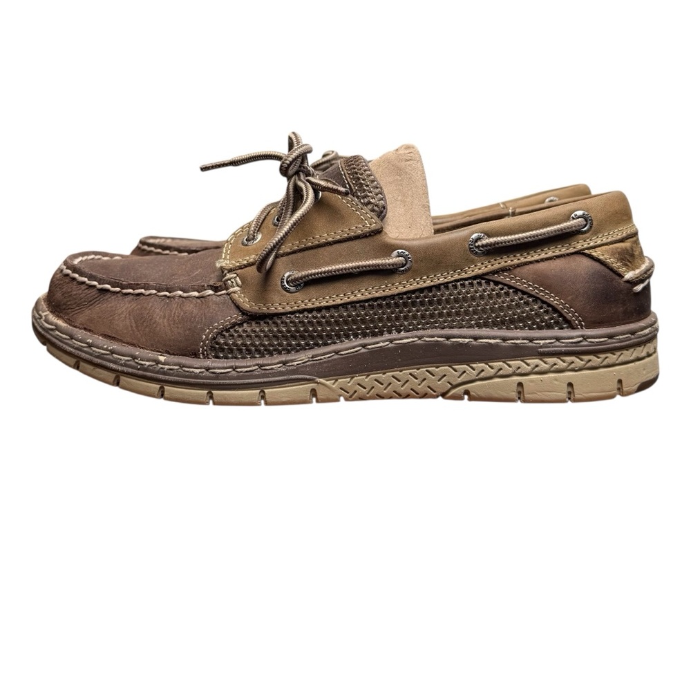 Sperry Top-Sider Men's Brown Leather Boat Shoes Loafers Size 9.5 - Picture 3 of 12